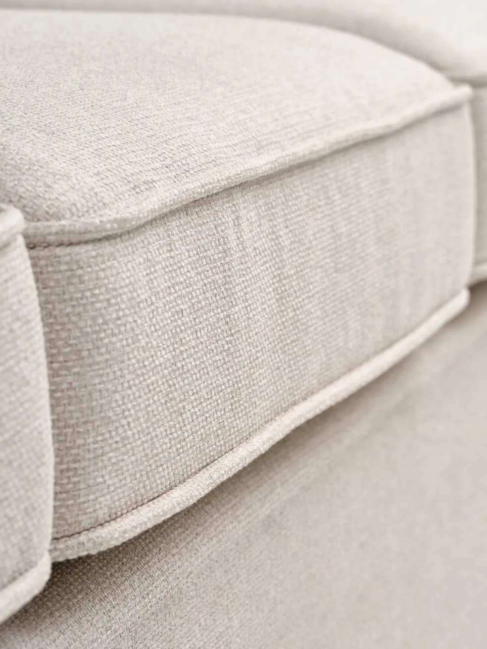 FERRITSLEVCanapé FERRITSLEV 3 places tissu beige