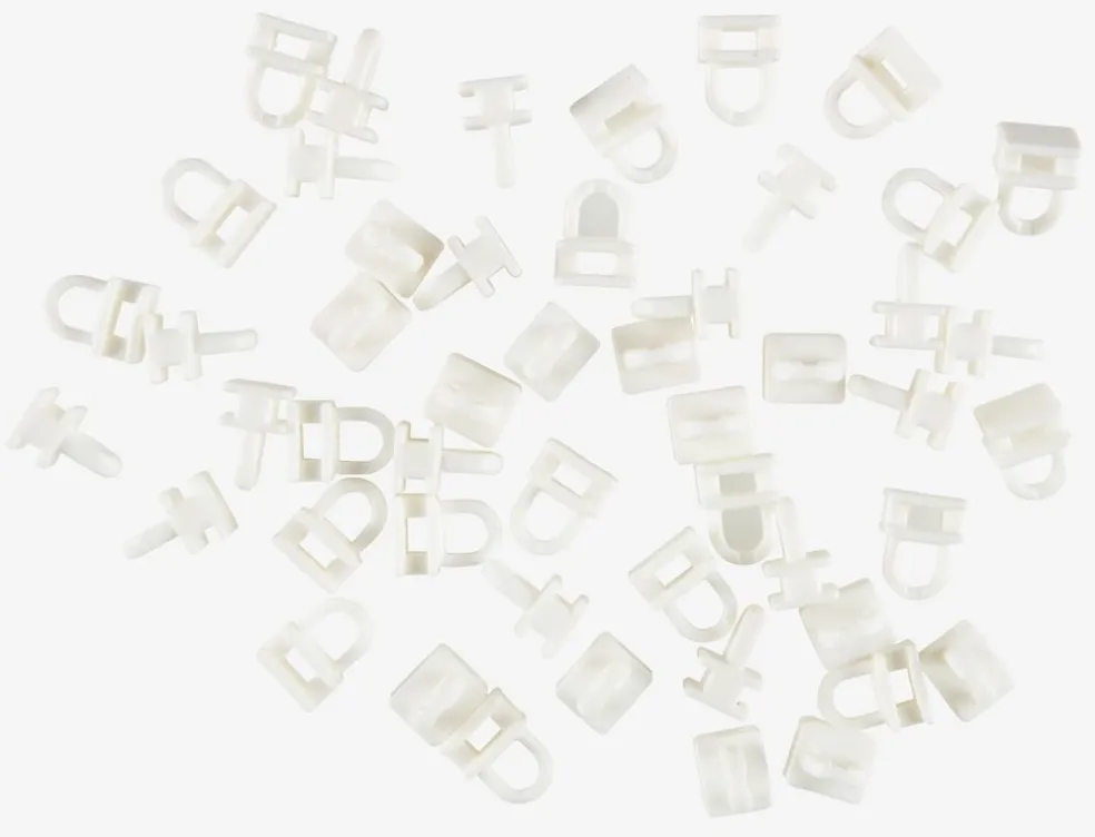 FIXIGlisseurs pour rail FIXI 50pcs/pqt blanc