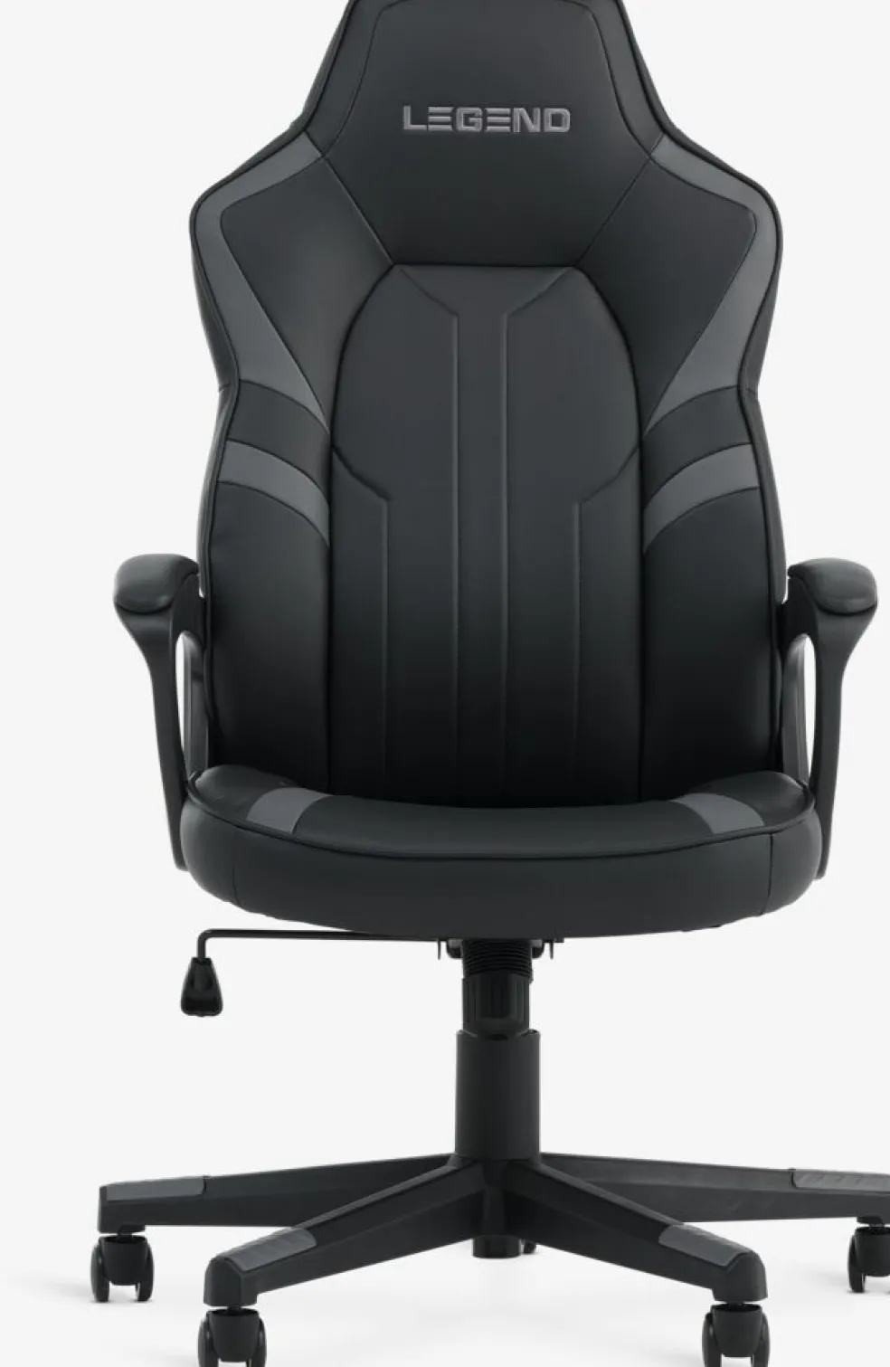 FJELSTEDChaise gaming FJELSTED noir/gris