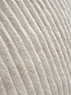 FOULUMPouf poire FOULUM 109x80x109 tissu velours côtelé beige