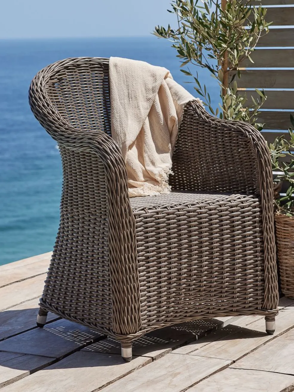 GAMMELBYChaise de jardin GAMMELBY gris