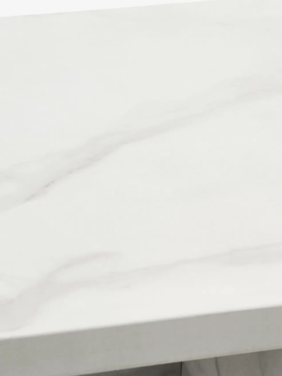 GANDRUPBout de canapé GANDRUP 45x45 coloris marbre blanc