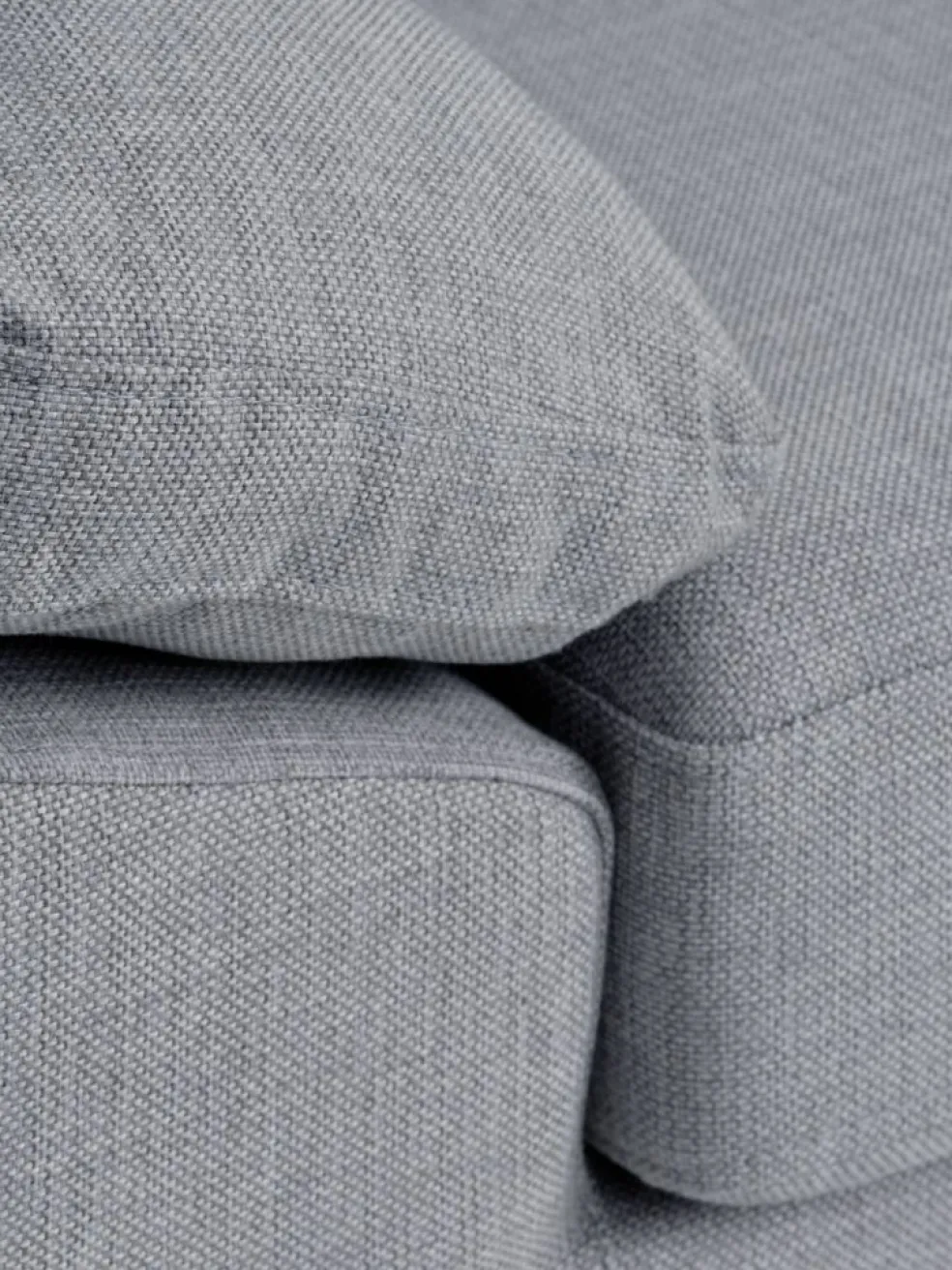 GEDVEDCanapé GEDVED méridienne tissu gris clair