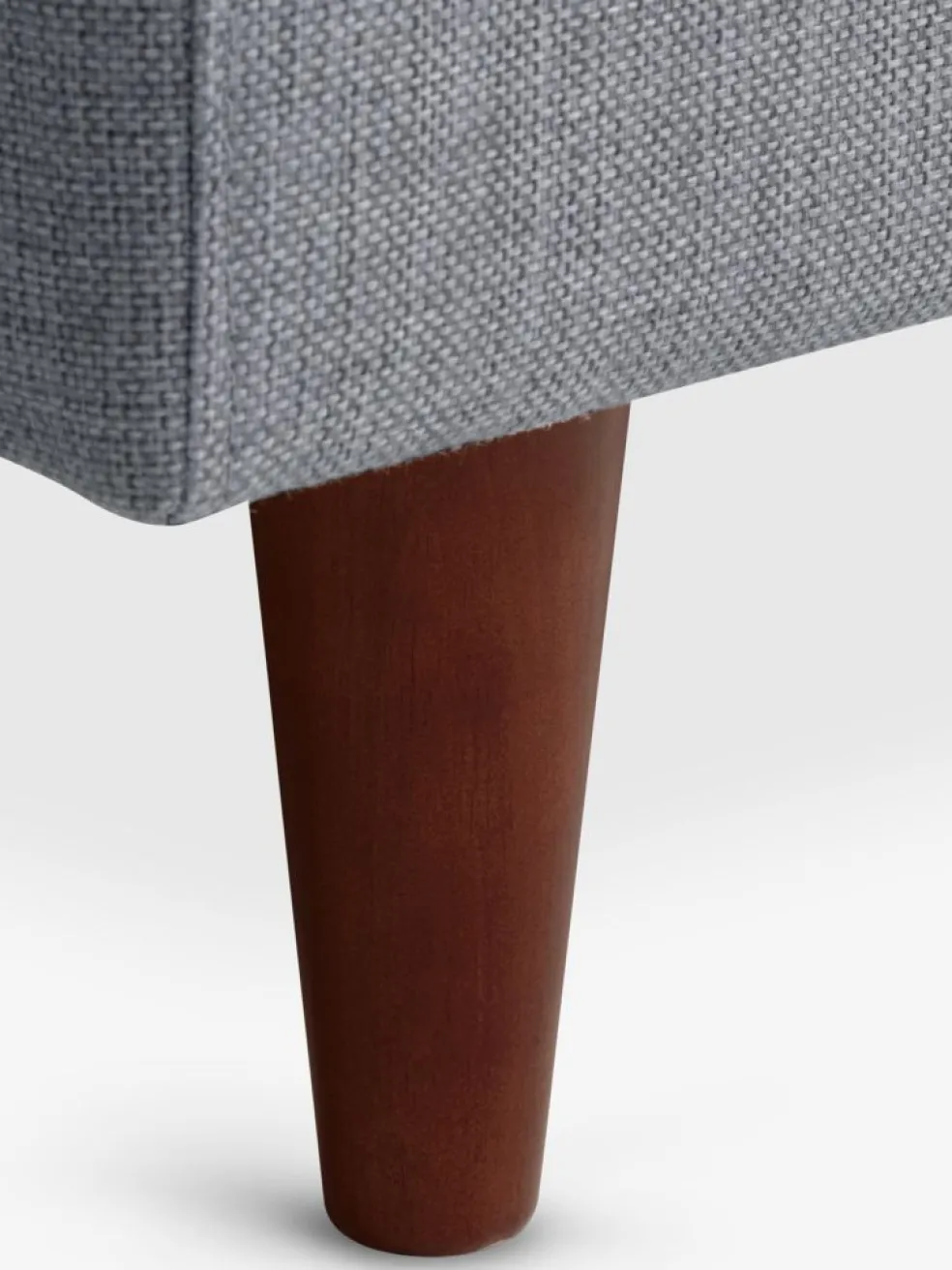 GEDVEDCanapé GEDVED méridienne tissu gris clair
