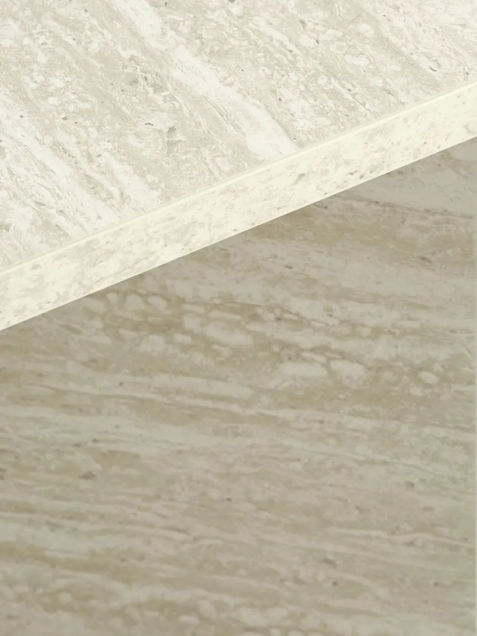 GELSTEDTable basse GELSTED 60x60 coloris travertin