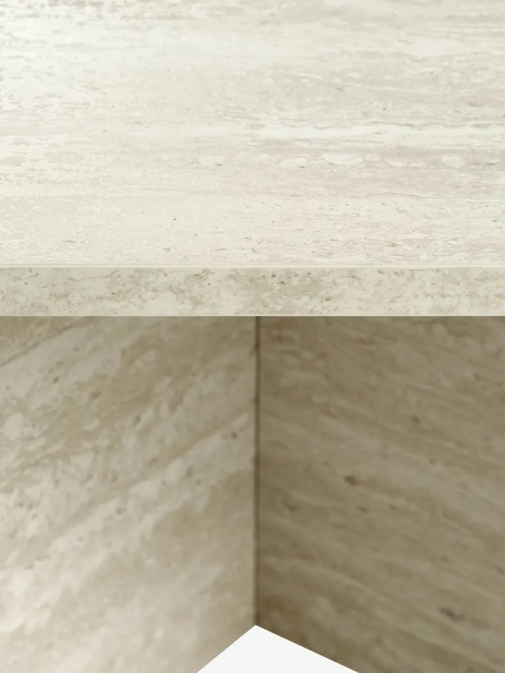 GELSTEDTable basse GELSTED 60x60 coloris travertin