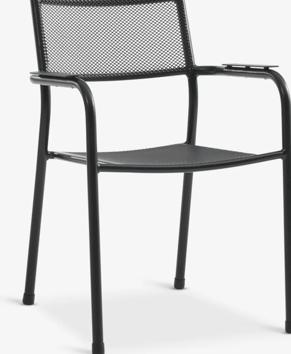 GOTHENBURG + HEMSEDALGOTHENBURG L120 table gris + 4 HEMSEDAL chaises noir