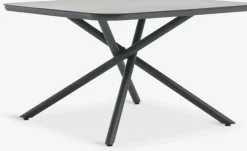 GOTHENBURG + KRISTIANSTADGOTHENBURG L120 table gris + 4 KRISTIANSTAD chaises vert