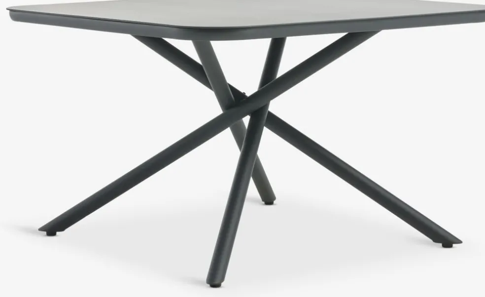 GOTHENBURGTable de jardin GOTHENBURG l120xL120 gris