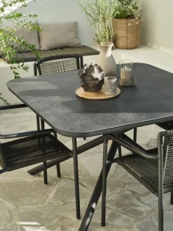 GOTHENBURGTable de jardin GOTHENBURG l120xL120 gris