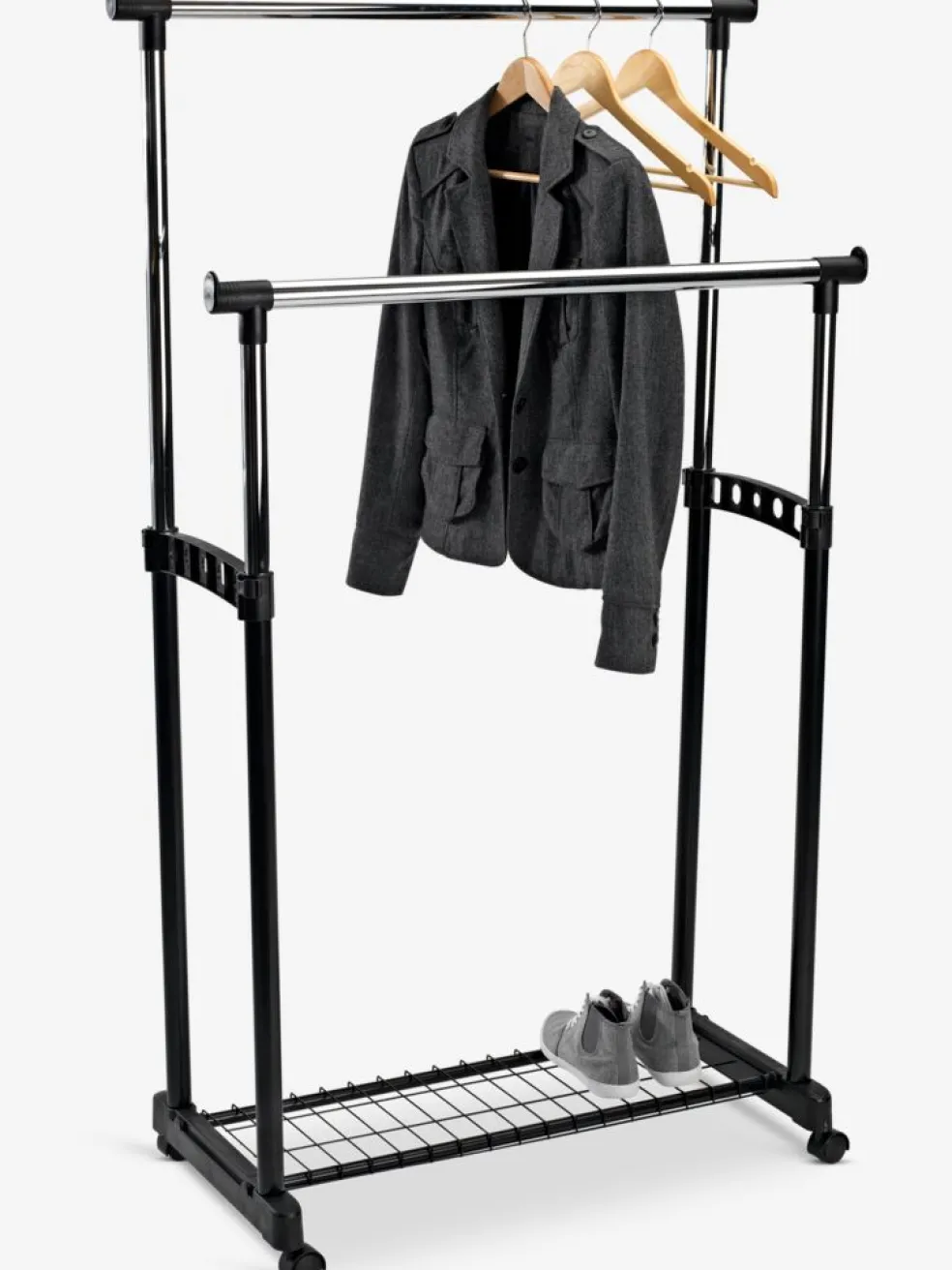 GUDMEPortant GUDME double noir/chrome
