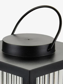 GULDSMEDLanterne GULDSMED l16xL16xH29cm a/LED noir