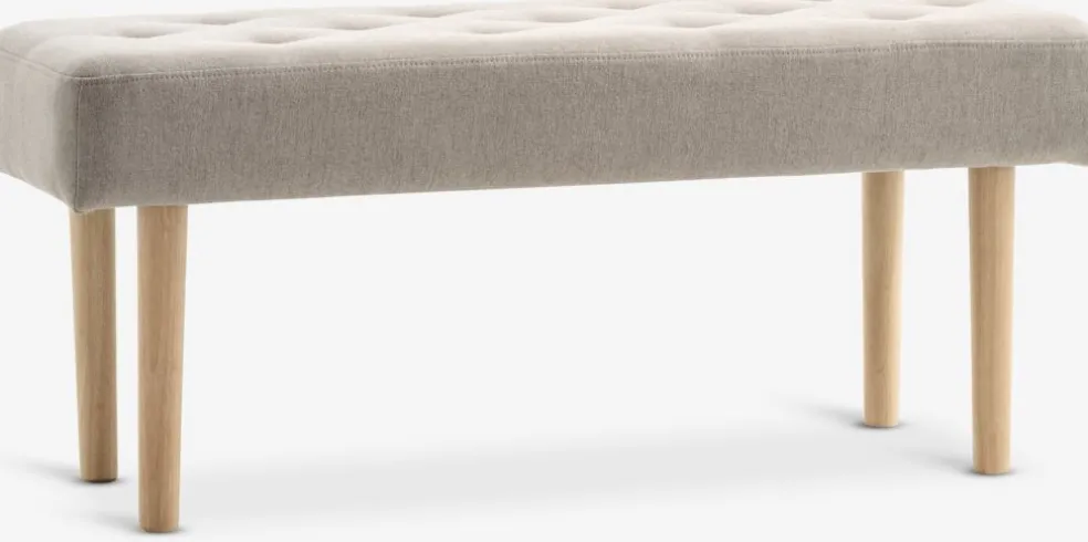 HAGEBROBanc HAGEBRO tissu sable/naturel