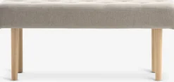 HAGEBROBanc HAGEBRO tissu sable/naturel