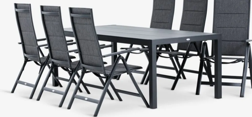 HAGEN + MYSENHAGEN L214 table + 4 MYSEN chaises gris