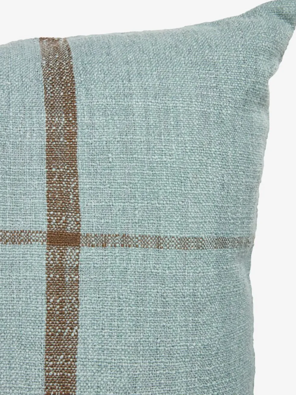 HALLONCoussin HALLON 40x60 bleu poudré/brun
