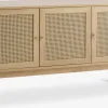HALMSTADBuffet HALMSTAD 3 portes poly/coloris chêne chaud
