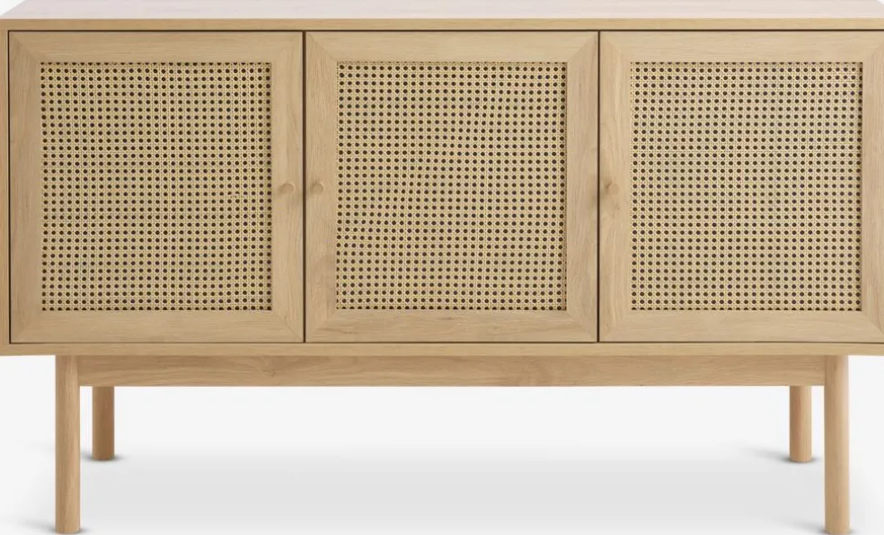 HALMSTADBuffet HALMSTAD 3 portes poly/coloris chêne chaud