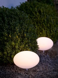 HAVESANGERLampe solaire HAVESANGER Ø25xH17cm blanc