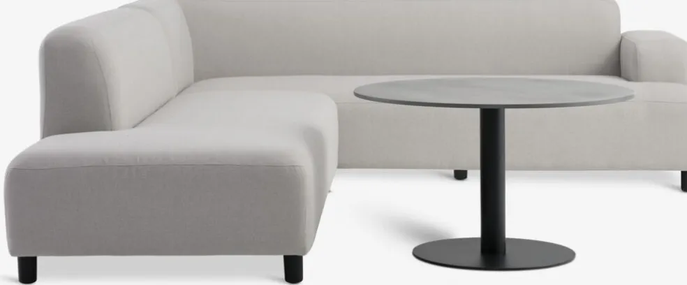 HELAGS + HEDEBACKENEnsemble lounge HELAGS noir + HEDEBACKEN 6 personnes beige