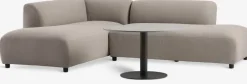 HELAGS + STORHOGNAEnsemble lounge HELAGS noir + STORHOGNA 4pers. taupe