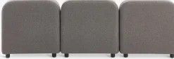 HELAGS + TANEEnsemble lounge HELAGS noir + TANE 3 personnes sable foncé