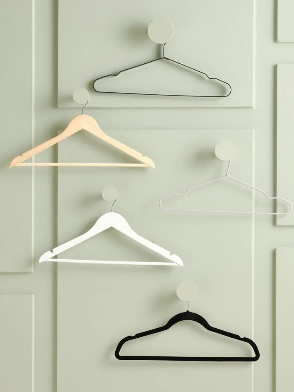 HELMUTCintres HELMUT L45cm 5pcs/pqt blanc