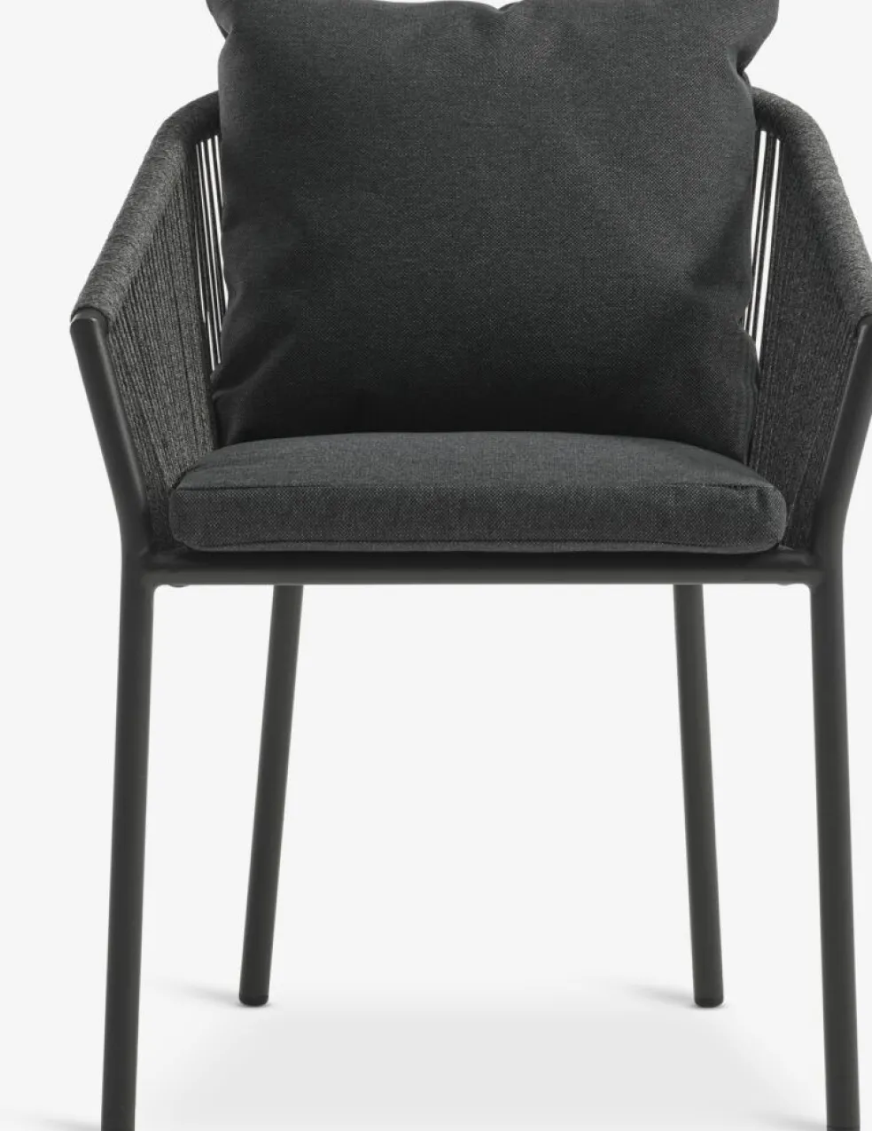 HESTEHAVE + GILJAHESTEHAVE L205/275 table noir + 4 GILJA chaises gris