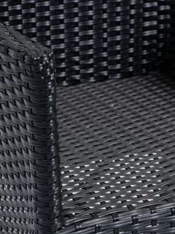 HOBRO + AIDTHOBRO L70 table gris + 2 AIDT chaises noir
