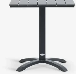 HOBRO + AIDTHOBRO L70 table + 2 AIDT chaises noir