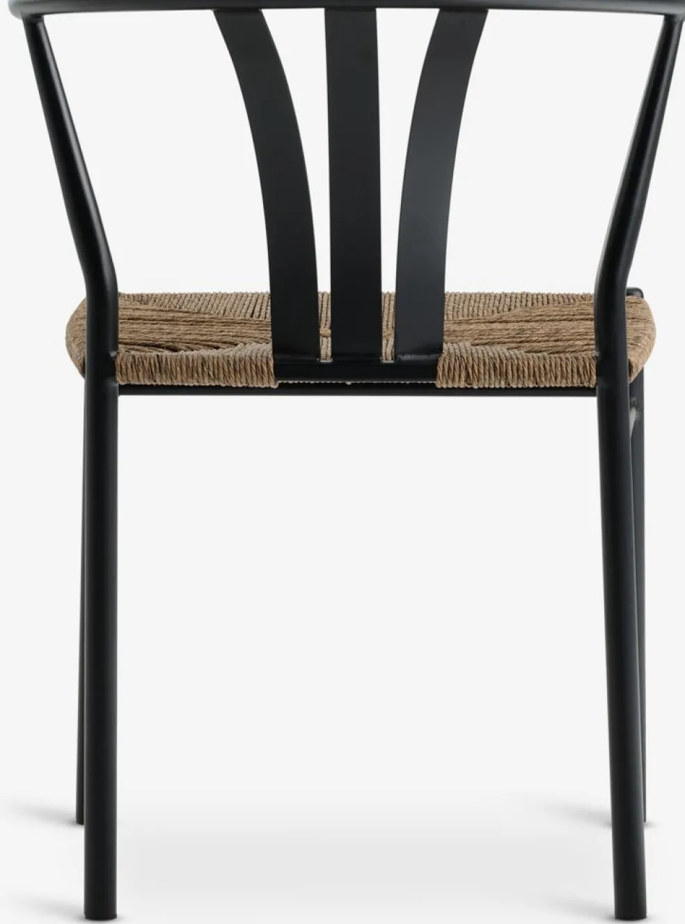 HOBRO + TAGMARKHOBRO L70 table naturel + 2 TAGMARK chaises noir