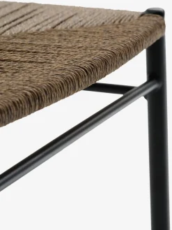 HOBRO + TAGMARKHOBRO L70 table gris + 2 TAGMARK chaises noir