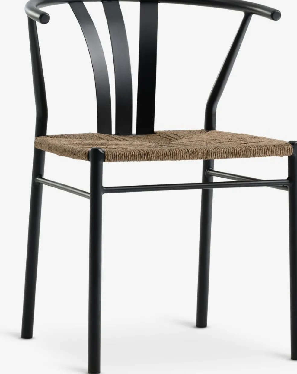 HOBRO + TAGMARKHOBRO L70 table gris + 2 TAGMARK chaises noir