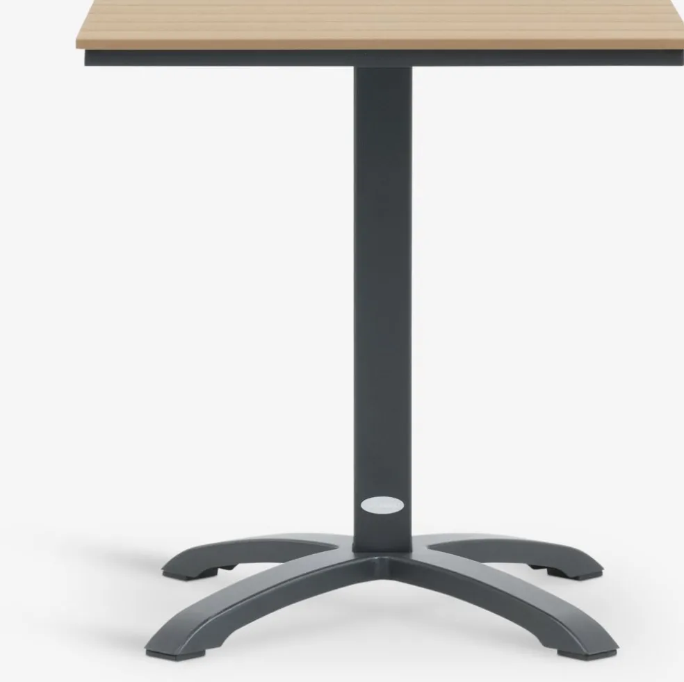 HOBROTable bistrot HOBRO l70xL70 naturel