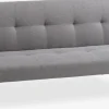 HOLSTEDCanapé convertible HOLSTED tissu gris/naturel
