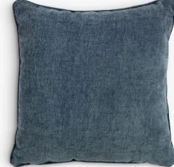 HORNFIOLCoussin HORNFIOL 45x45 chenille bleu