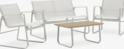 HORNSLETEnsemble lounge HORNSLET 4 personnes beige