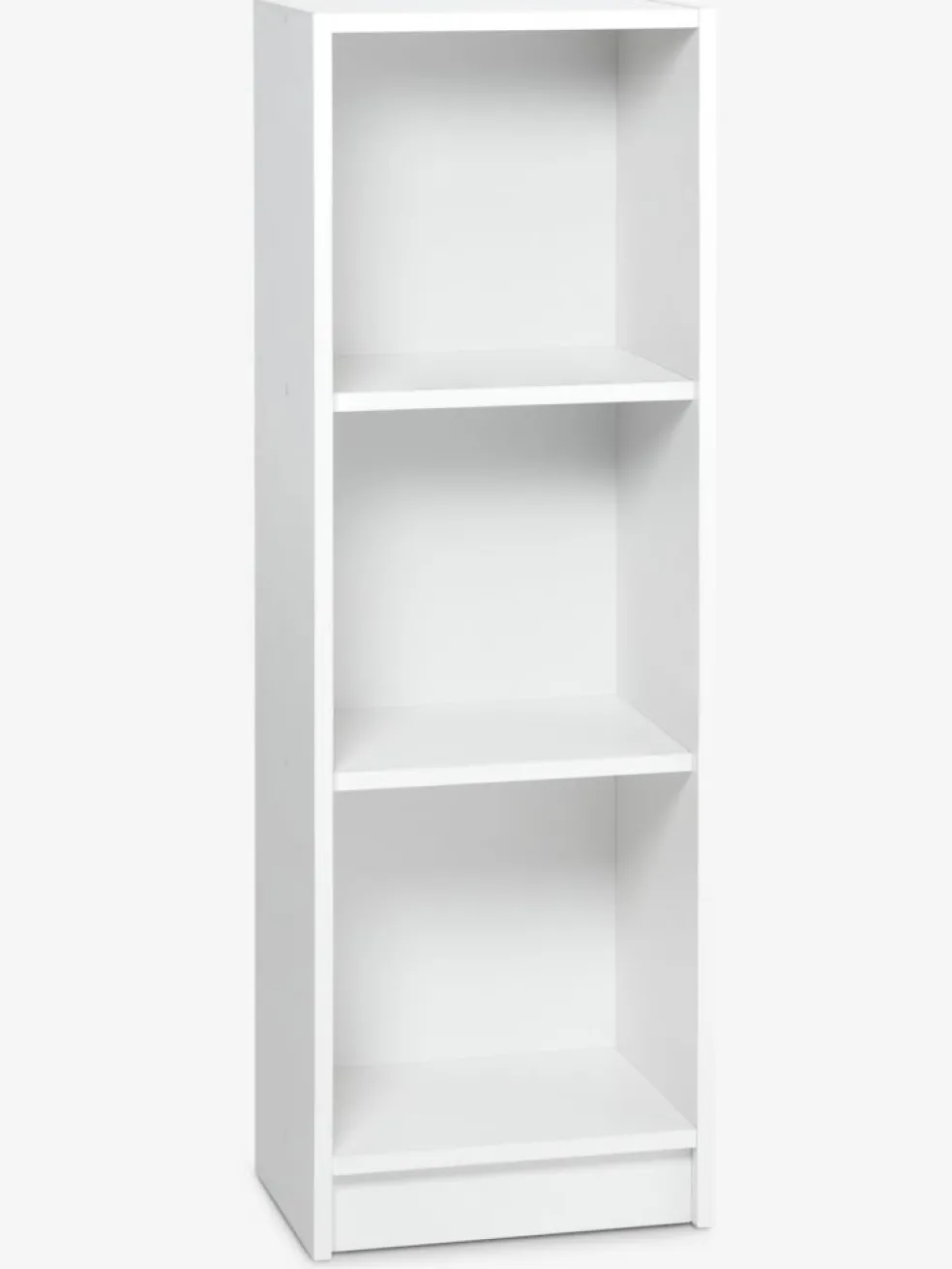 HORSENSBibliothèque HORSENS 3 tablettes étroites blanc