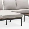 HOUEnsemble lounge HOU a/méridienne 3 personnes acacia