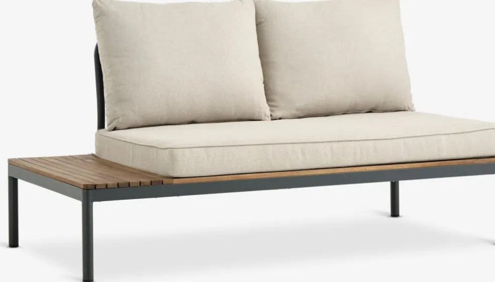HOUModule lounge HOU canapé 2 personnes bois d'acacia
