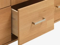 HUGGETArmoire HUGGET 139x190 coloris chêne naturel