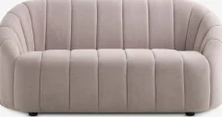 HUNDIGECanapé HUNDIGE 2 places tissu beige