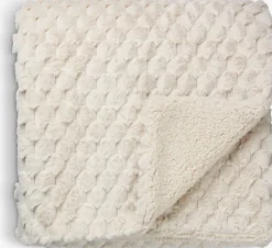 HVIDBLOMMEPlaid HVIDBLOMME 150x200 beige