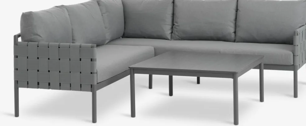 IANOEnsemble lounge IANO 5 personnes gris