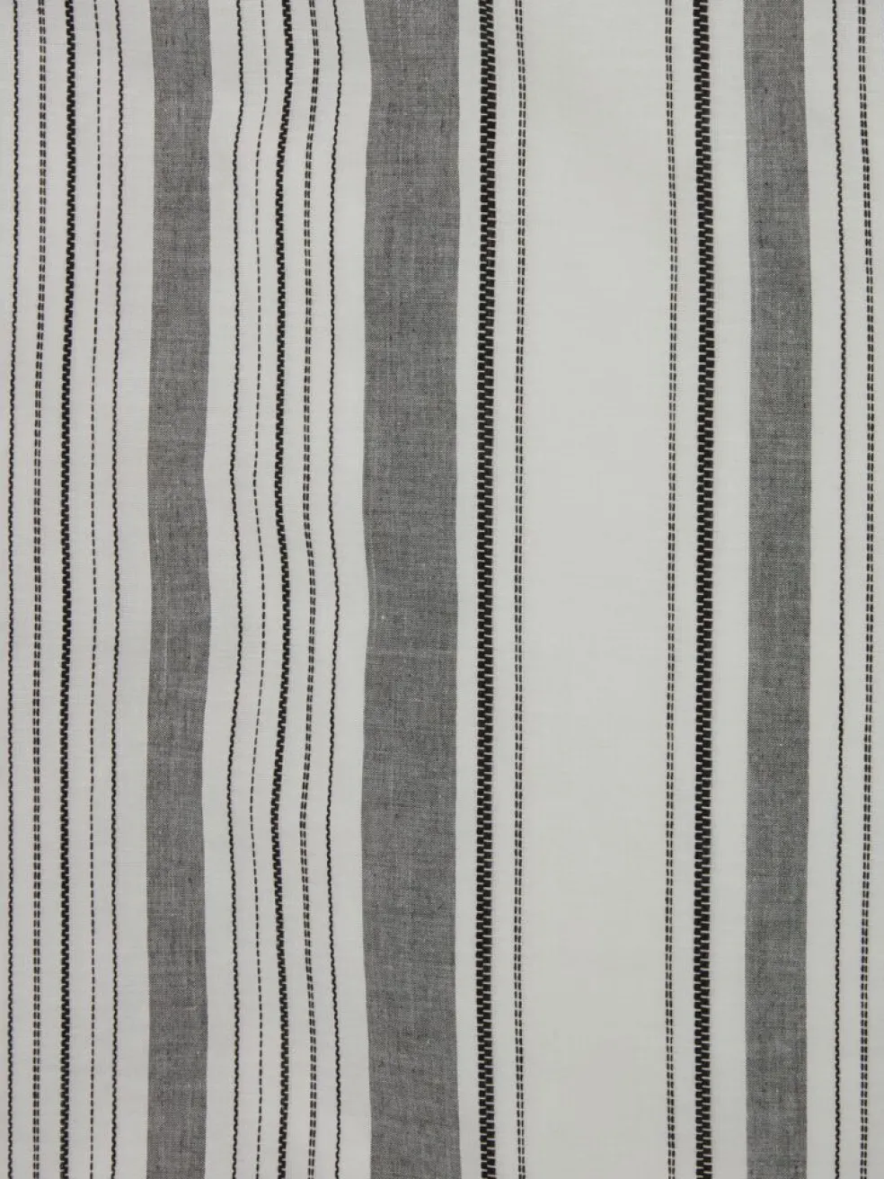 IDAGoldParure de lit IDA Fil teint 240x220 blanc/noir