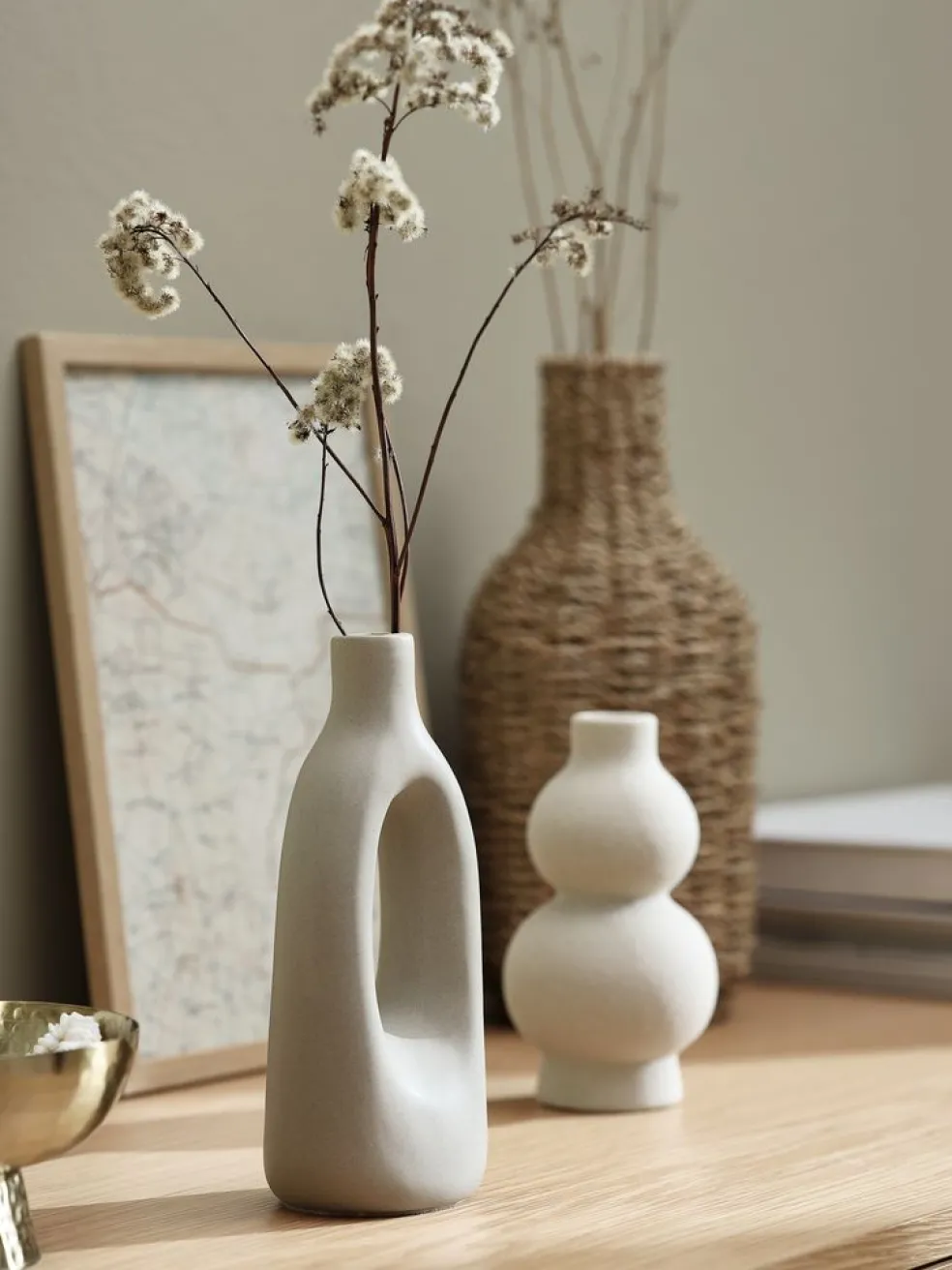 INGEMARVase INGEMAR Ø8xH20cm gris