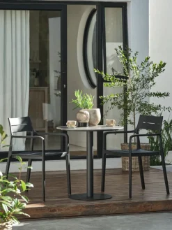 INGSTRUPChaise empilable INGSTRUP noir