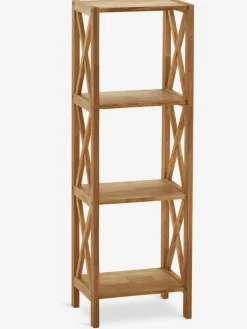 JANNERUPÉtagère JANNERUP 4 tablettes étroites coloris chêne naturel