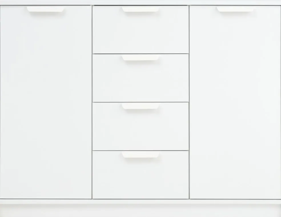 JENSLEVBuffet JENSLEV 2 portes 4 tiroirs blanc