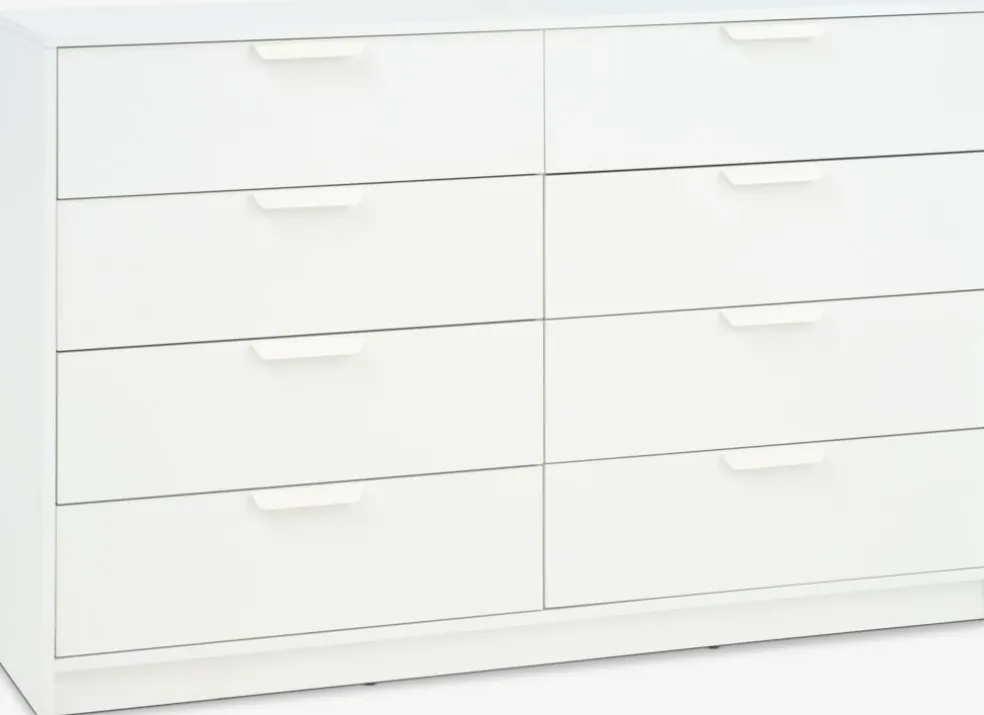 JENSLEVCommode 4+4 tiroirs JENSLEV blanc